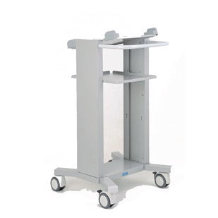 Carro porta equipo Beracah Medica para SS501 con compartimentos, ideal para transporte y organización de equipos médicos.