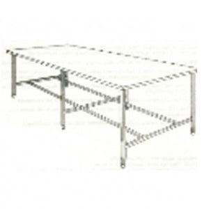 Mesa lisa MSI para doblar ropa, tamaño 230x110x90 cm, con superficie plana y estructura estable de la marca Beracah Medica.