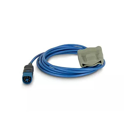 Sensor SPO2 reutilizable para adultos de la marca Beracah Médica, sin necesidad de cable de extensión, para oxímetros.