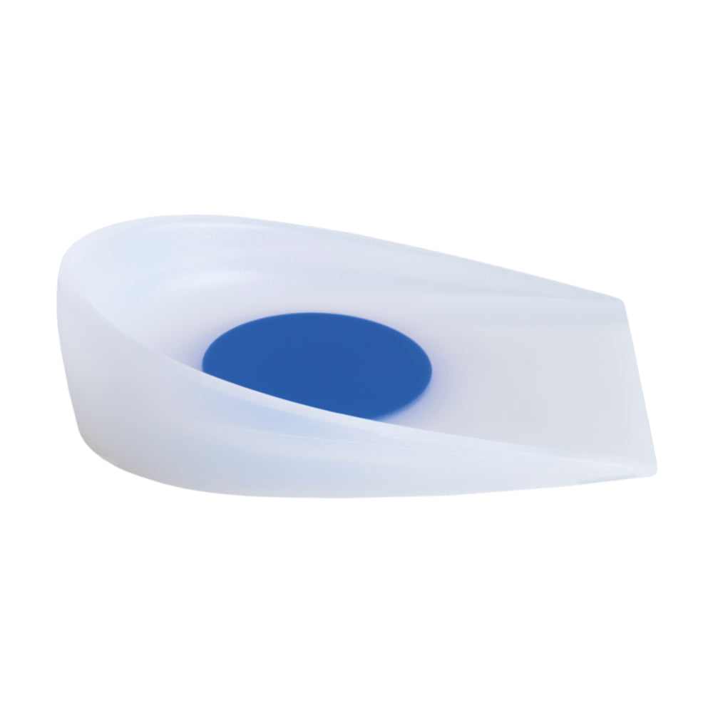 Talonera mediana de silicón Fresil para plantillas, separadores y correctores, de marca Beracah Medica, en color transparente
