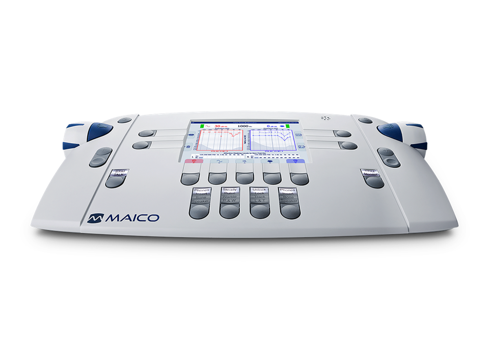 Audiometro de Diagnostico Portatil de 2 canales mod. MA 42 Alta Frecuencia con Software