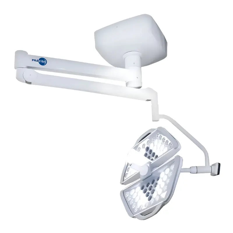 Lámpara de cirugía sencilla LED Beracah Médica con campana de techo y 180,000 lux para iluminación de quirófano.