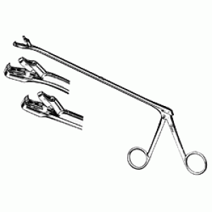Pinzas para biopsia Wittner de 21 cm tipo Hartman premium de Beracah Medica, herramienta médica de precisión.