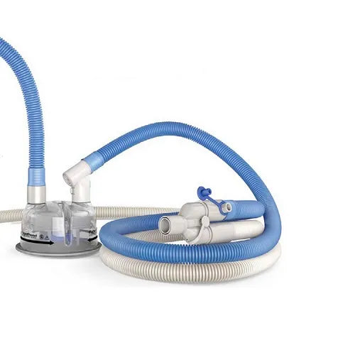 Circuito para ventilador invasivo adulto Evaqua 2 de Beracah Medica con cable calentador en mangueras de 1.50 m