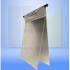 Carpeta porta expedientes de aluminio 31x23x1.2 cm