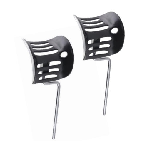 Pierneras plásticas para mesa de exploración, par de la marca Beracah Médica, protección desechable para equipos médicos.