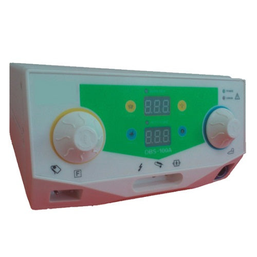 Electrocauterio monopolar MSI de 100A de la marca Beracah Medica, visible en la imagen con cable y controles.