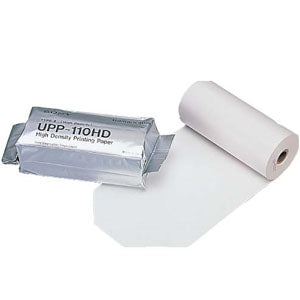 Rollo de papel térmico para impresora de ultrasonido Beracah Médica, 110 mm x 18 m, caja con 10 rollos en blanco y negro