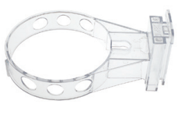 Soporte de policarbonato para aspirador Beracah Medica, compatible con capacidades de 1000, 1500 y 2000 ml.