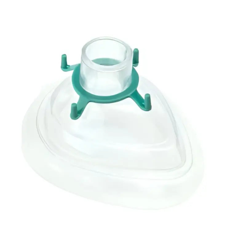 Mascarillas para anestesia SURE-SEAL® Adulto Joven verdes con cojin de aire sin pivote, caja con 10 unidades.