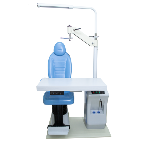 Unidad oftalmológica TR720 de Beracah Medica, equipo de oftalmología con pantalla y componentes tecnológicos visibles.