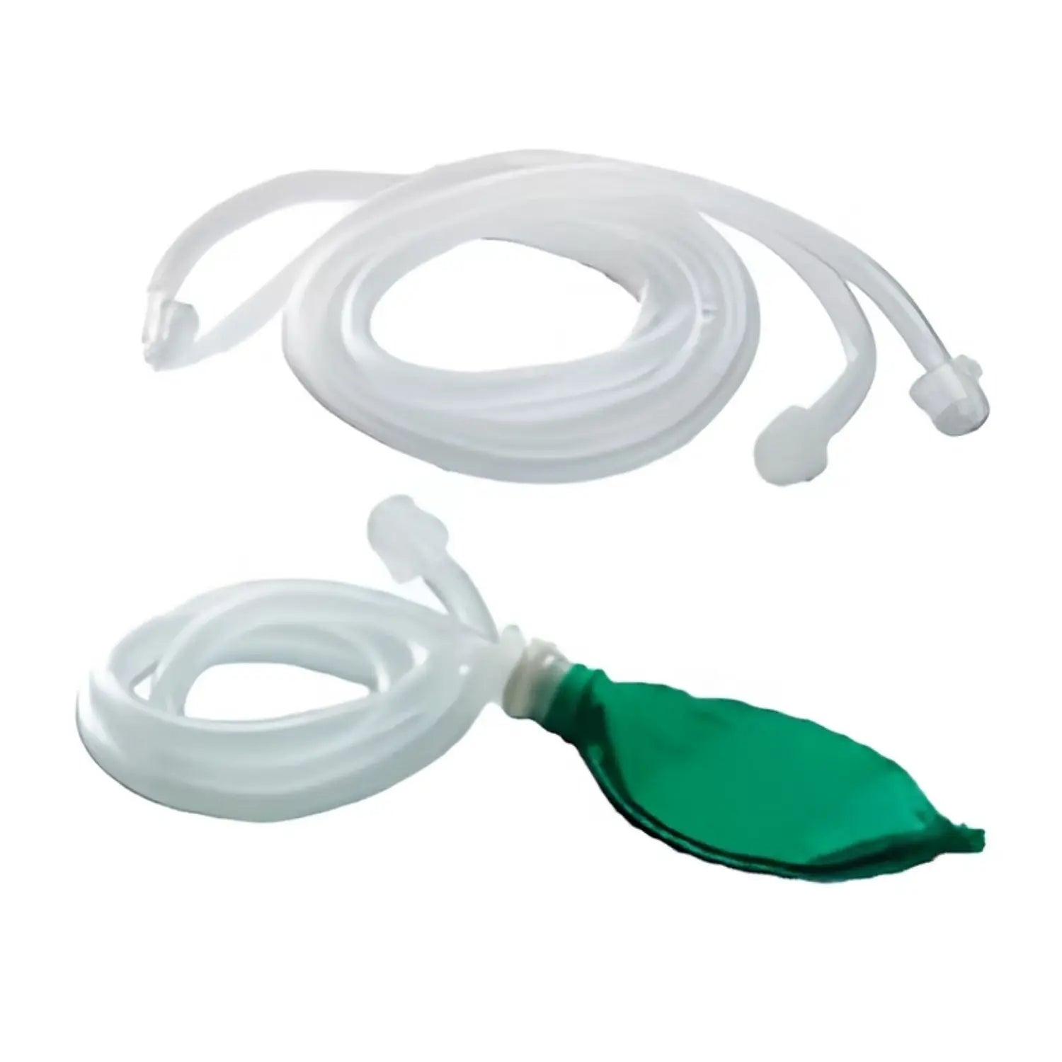 Circuito de anestesia pediátrico Ventstar sin látex, desechable, sin luer lock, 1.5m y 1.1m, caja con 25 unidades, Beracah Médica