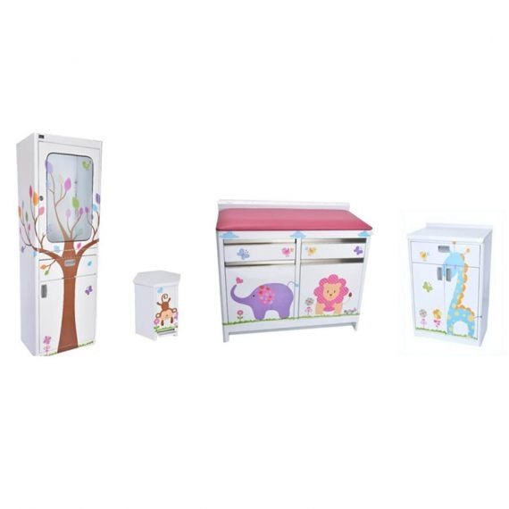 Juego de consultorio pediátrico MSI Elite Plus de 4 piezas, incluye equipo médico para atención infantil de Beracah Medica