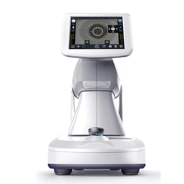 Autorefractómetro Keratómetro ERK 9200 de Beracah Medica, con pantalla y controles en color negro y gris.