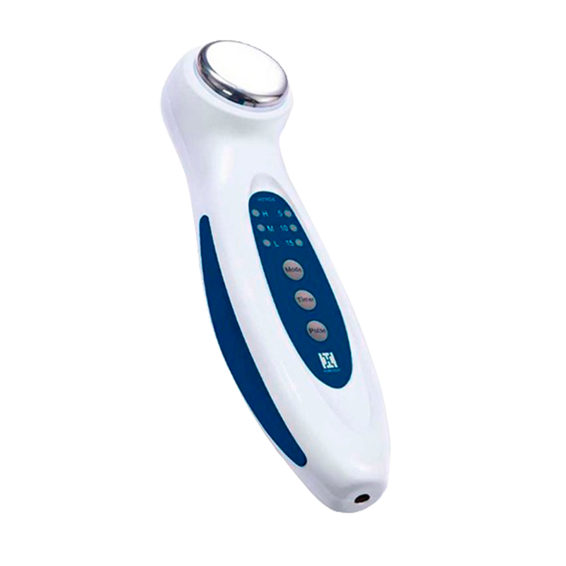 Ultrasonido terapéutico portátil de la marca Beracah Medica, dispositivo compacto para tratamiento de fisioterapia.
