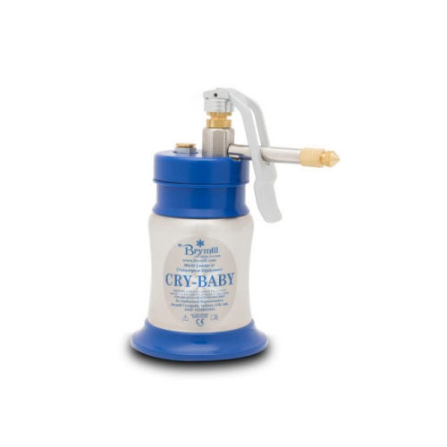 Sistema de liberación de nitrógeno líquido en spray Cry-Baby de Beracah Medica, equipo para criocirugía, con envase de 150 ml.