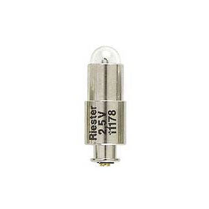 Bombillas HL de 2.5V para equipos médicos Fortelux de Riester, paquete de 6, marca Beracah Médica, foco para diagnóstico.