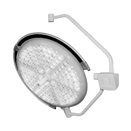 Lámpara LED de cirugía Beracah Médica con campana de techo, luz verde de 160,000 luxes para quirófano.