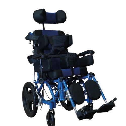 Silla de ruedas PCA de 18 pulgadas para adulto con parálisis cerebral, marca Beracah Médica, asiento acolchado y estructura resistente