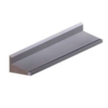 Repisa contra muro de 120 cm de la marca Beracah Medica, modelo MSI Cat. HEL-HM253, con superficie de soporte y estructura resistente.