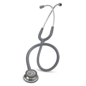 Estetoscopio Littmann Classic III gris para adultos, con diafragma y campana, en estuche negro, de Beracah Medica.