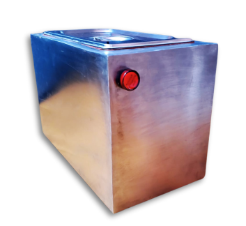 Parafineros para manos y pies de acero inoxidable de 50 lb de la marca Beracah Medica, con tapa y controles.