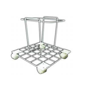 Canastilla con ruedas para contenedor de punzocortantes PC-8