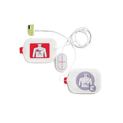 Parche electrodo para desfibrilador CPR Stat-Padz Adulto de Beracah Medica, caja con 8 piezas, accesorios para desfibriladores.