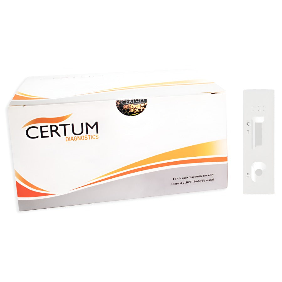 Pruebas de embarazo en cassette Beracah Medica, caja con 40 piezas, kit de detección de HCG, fácil de usar y precisa.