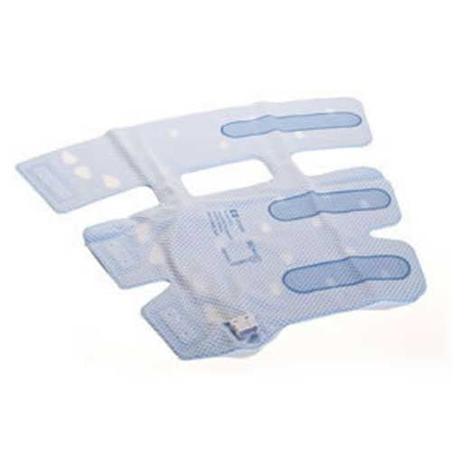 Funda confort SCD al muslo chica de Beracah Medica, accesorio para compresores, en color neutro, mostrando su diseño ergonómico