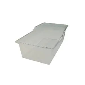 Basinet de acrílico para incubadora Beracah Médica con tarjeteros laterales y frontales, accesorio de incubación.