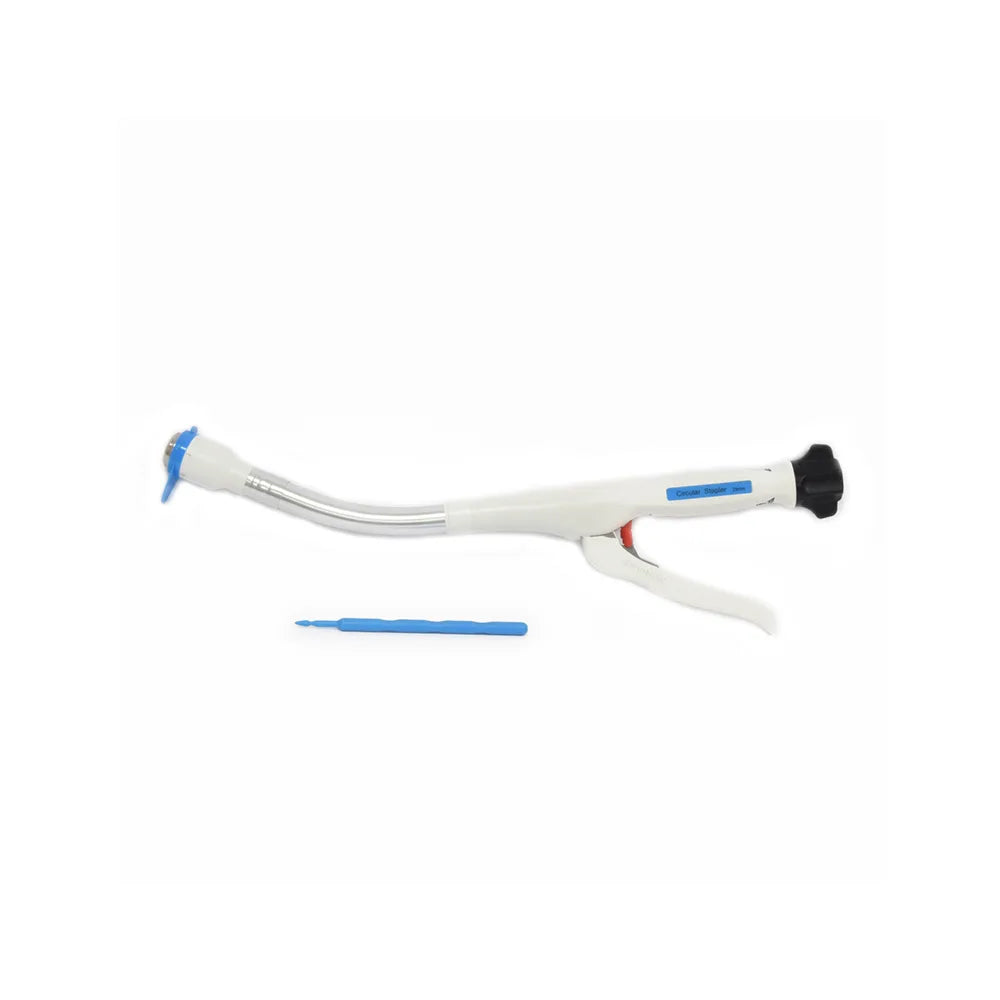 Engrapadora quirúrgica circular desechable Beracah Medica para anastomosis, con diseño compacto y profesional.