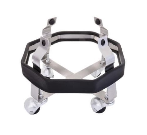 Porta cubeta de patada sencilla Cal 22 de Beracah Medica, soporte para cubetas en material resistente y diseño funcional.