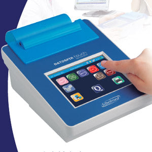 Espirómetro Datospir Touch Diagnostic F de Beracah Medica con pantalla y conectividad, utilizado para pruebas de función pulmonar.