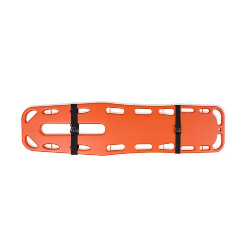 Camilla Rigida de Plastico Radiotransparente Mod. YXH-1A6A Color Naranja