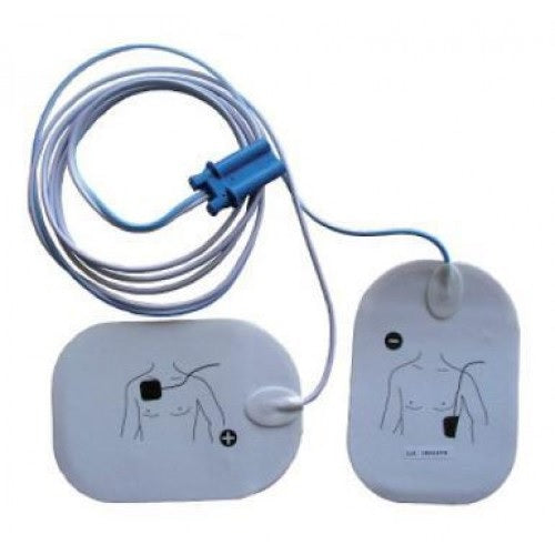 Parche electrodo pediátrico para desfibrilador FRED PA-1 de Beracah Medica, accesorios y refacciones para desfibriladores.