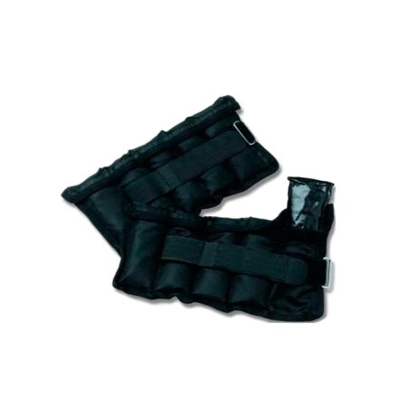 Set de 6 polainas deportivas Beracah Medica con pesas, mostrando las polainas en diferentes colores y estilos para entrenamiento.