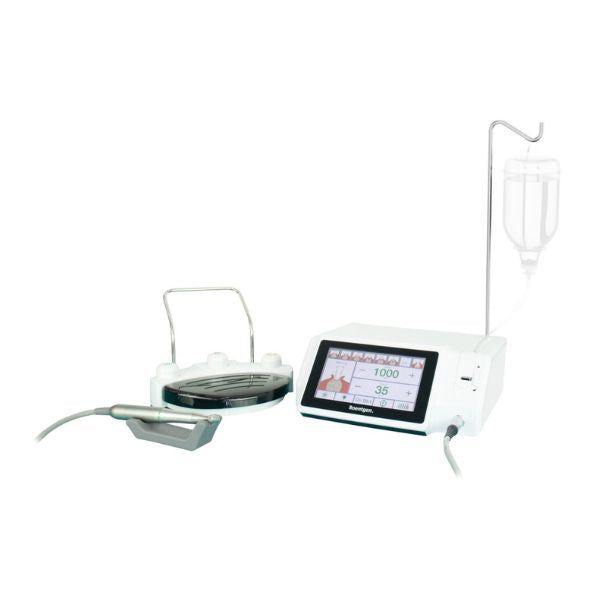 Motor para implantes Beracah Medica Modelo MPI, dispositivo compacto y profesional en imagen.