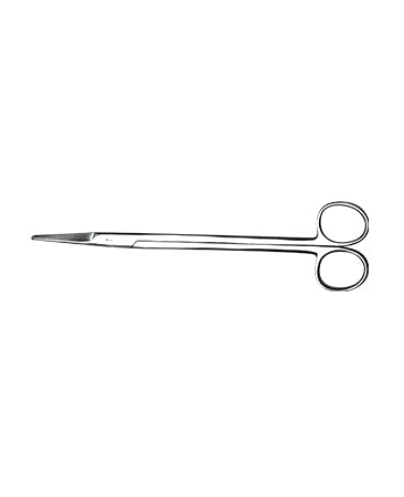 Tijeras Mayo rectas de 27 cm de la marca Beracah Medica, con filo afilado y mango ergonómico para cortes precisos.