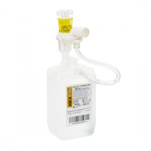 Frasco humidificador Aquapak 728 SW de 760 ml con adaptador, marca Beracah Medica, en caja con 10 unidades.