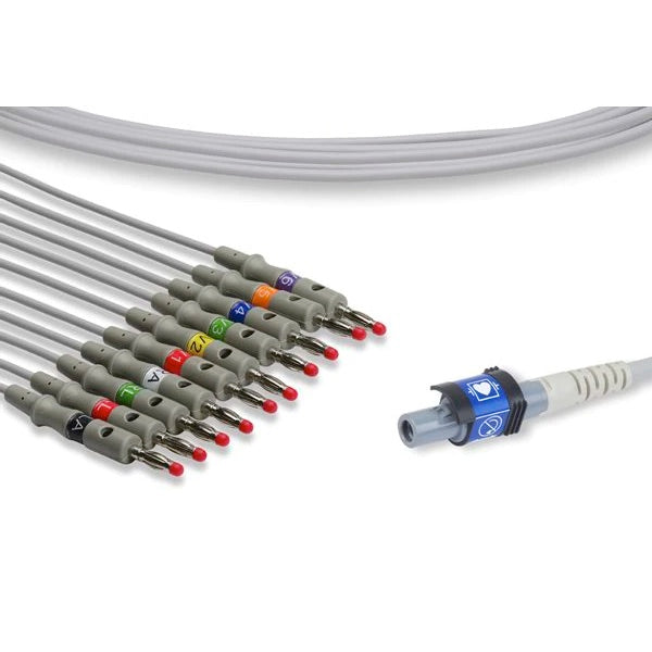 Cable de paciente 10 puntas tipo banana para ECG en reposo (SE-PRO-600 (ultimas piezas)