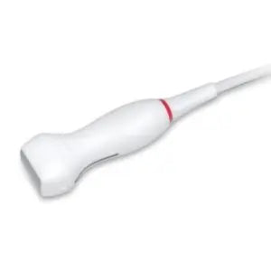 Transductor sectorial para adultos Beracah Medica, línea P, 1-6 MHz, visibilidad del transductor con cable y conectores.