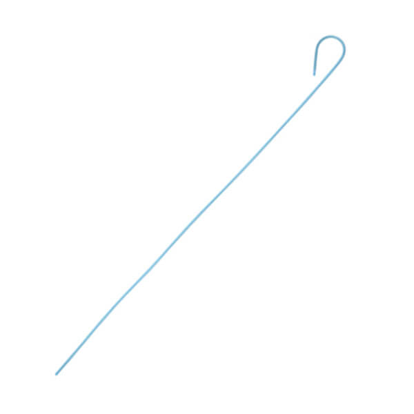 Estilete pediátrico para intubación de 25 cm y 5 Fr de la marca Beracah Médica, con 20 unidades en la imagen.