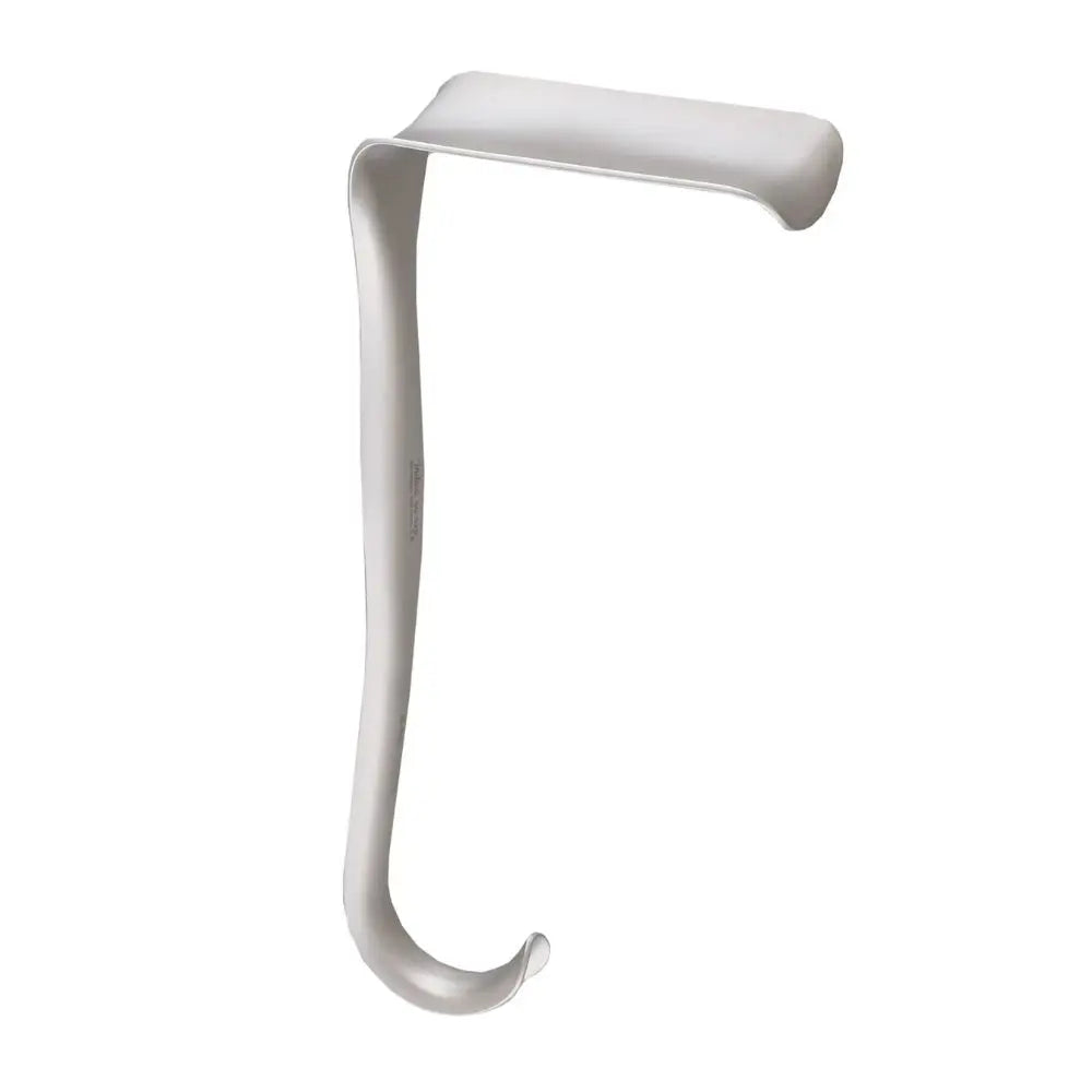 Retractor vaginal Eastman de 7 pulgadas, hoja de 1.5 pulgadas y tamaño de 4 pulgadas, de la marca Beracah Medica, en imagen.