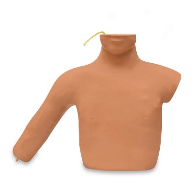 Simulador de venipuntura de la vena carotídea interna y subclavia, para entrenamiento médico, marca Beracah Médica.