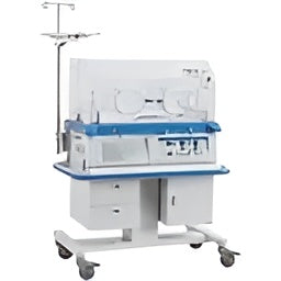 Cuna térmica de calor radiante Beracah Medica NK-C500 con fototerapia, pantalla de 8" y báscula, accesorios incluidos.