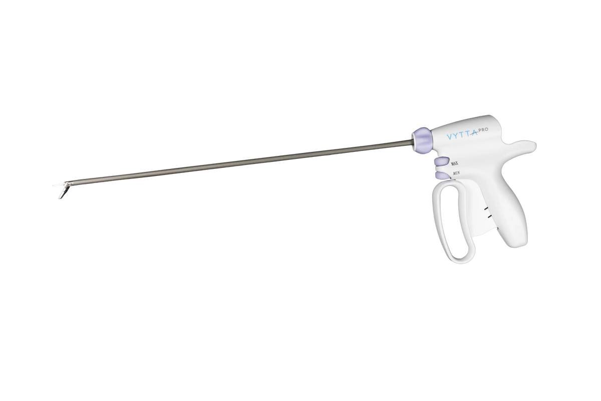 Bisturí ultrasónico tipo Harmonic de 45cm de la marca Beracah Medica, herramienta quirúrgica con mango y hoja en la imagen.