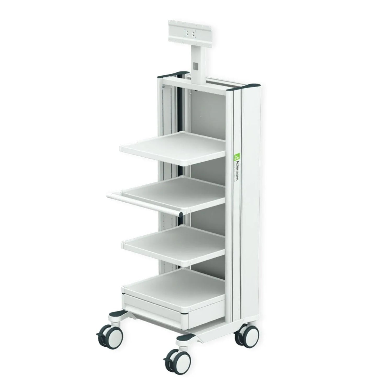Carro de Transporte Premium para Monitores Médicos de hasta 32"