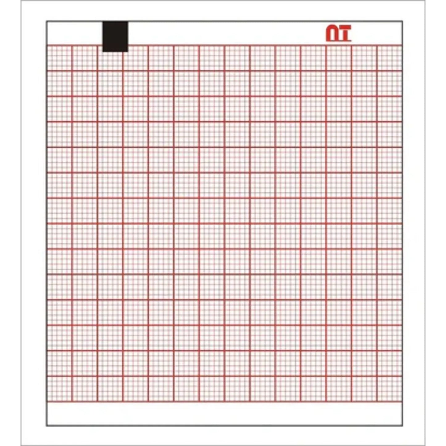 Papel para ECG hoja de 7 x 8cm en "Z" paq. c/315 hojas para Shiller AT-1, caja c/5 paquetes