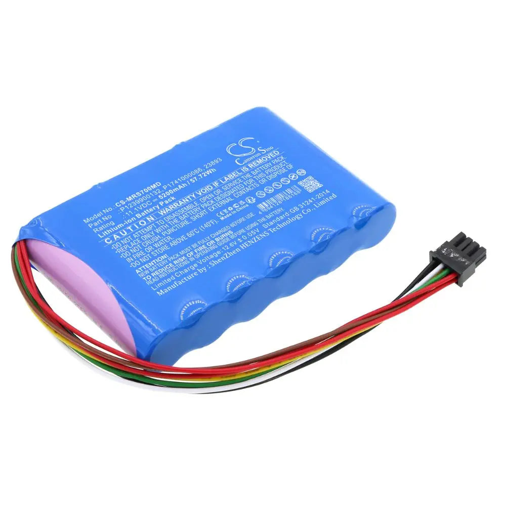 Batería para módulo ROOT Beracah Medica, 10.8V, 500mAh, 54Wh, en caja con etiquetas y contactos visibles